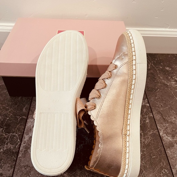 Kate Spade Metallic Rose Sneakers - Picture 4 of 4